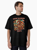 Year Of The Dragon 2024 Chinese New Year Oversized T-Shirt | Premium Unisex T-Shirt, Trending Graphic Tee