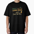 I Burn Diesel I Drink Beer – Funny Trucker and Beer Lover Retro Art