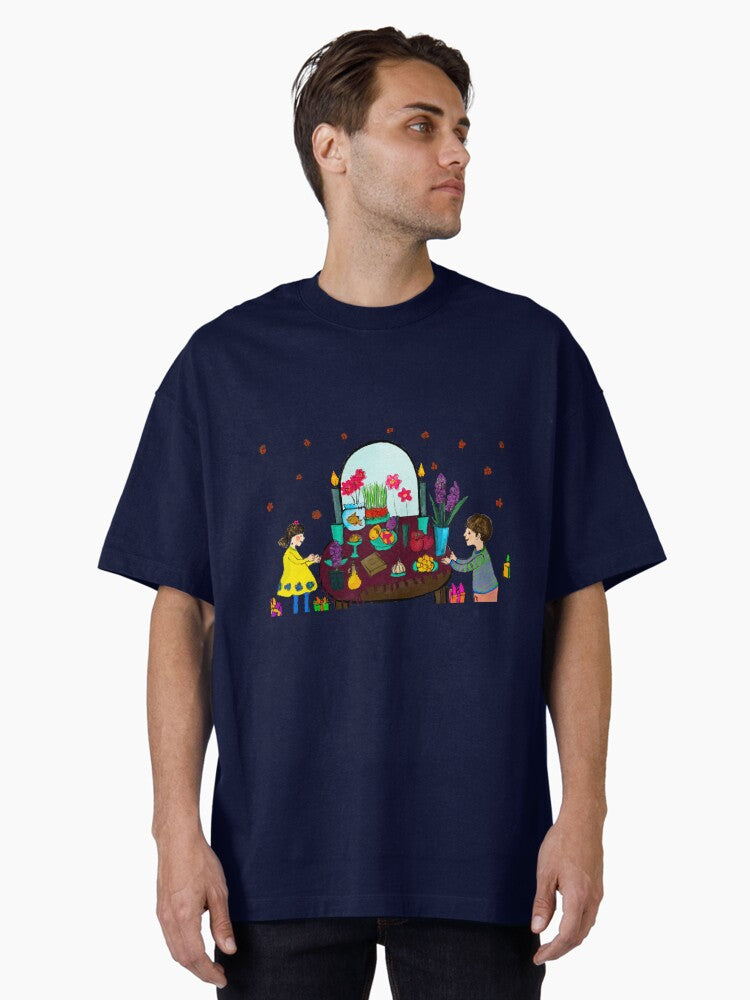 Norooz haftsin Oversized T-Shirt | Premium Unisex T-Shirt, Trending Graphic Tee
