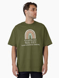 Mental Health Quote: Discussing Your Mental Health is Not Attention Seeking Oversized T-Shirt