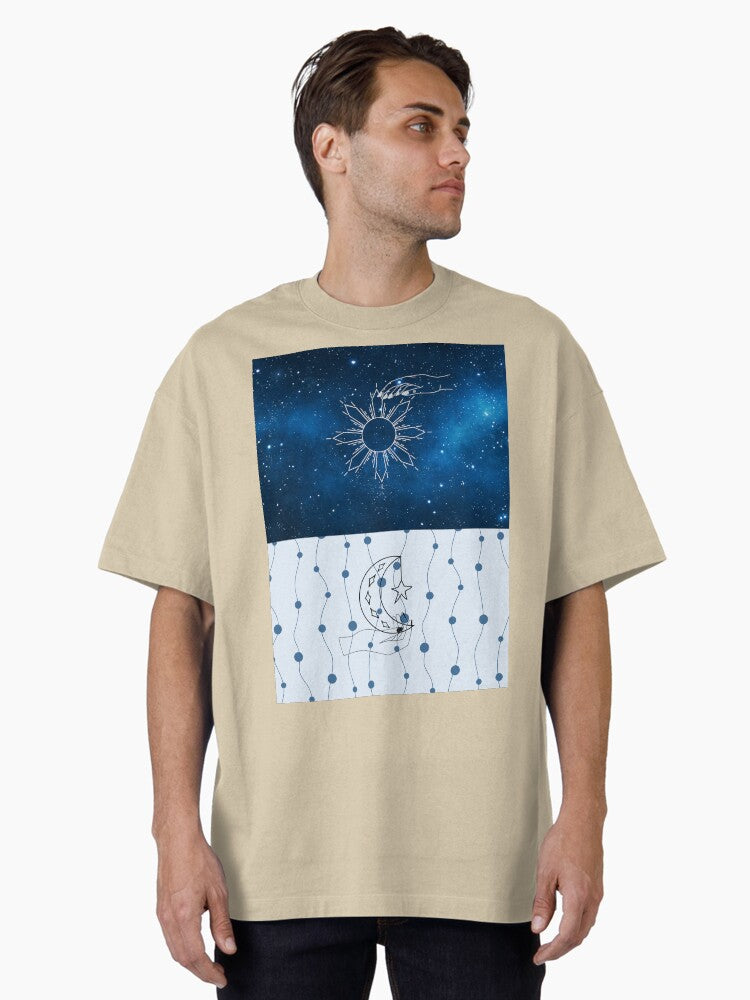 Sun Night Oversized T-Shirt