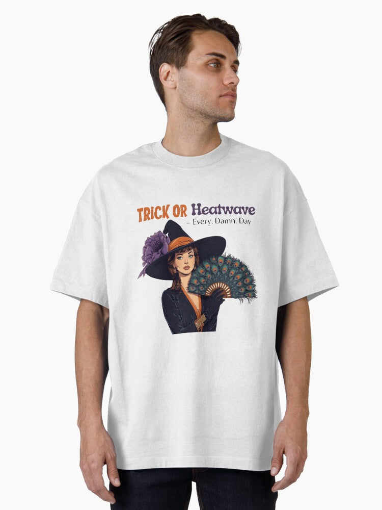 Trick Or Heatwave Funny Menopause Witch T Shirt