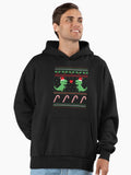 Christmas Dinosaur Premium Oversized Hoodie
