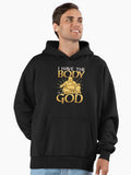 Funny I Have The Body of a God Buddha Joke Pun Premium Oversized Hoodie