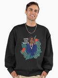 Kamala-Harris-Vote-For-Aunty Premium Oversized Sweatshirt