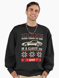 The snow in classic car 944 funny Christmas gift 2019 T shirt Premium Oversized Sweatshirt