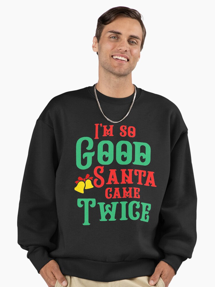 Funny Dirty Naughty Inappropriate Christmas Adult Sexy XMAS Premium Oversized Sweatshirt
