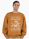 All I Want For Christmas Is The Means Of Production Premium Oversized Sweatshirt