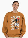 Christmas Bin Chicken T Shirt - Australian Bin Chicken Christmas Themed Tee with quote "Who's Bin Naughty" featuring an Aussie Ibis bird! Premium Oversized Sweatshirt
