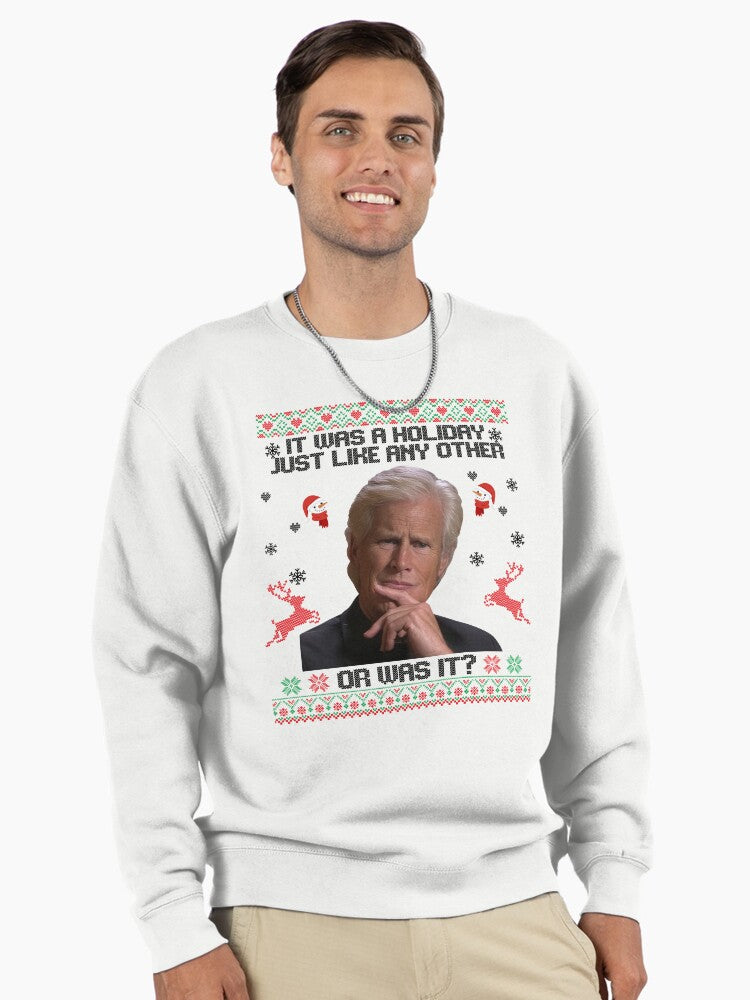 Morrison Christmas Ugly It Was A Holiday Pullover Sweatshirt