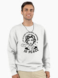 Funny Dry Humor Christmas Quote with Retro Woman Pullover Sweatshirt