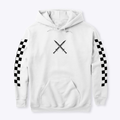 Swords Checkered Hoodie Black Accents