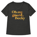 Oh My Gourd Becky Women S V Neck Tee V Neck T Shirt US Trend