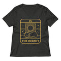 The Hermit Women S V Neck Tee V Neck T Shirt Clean Design