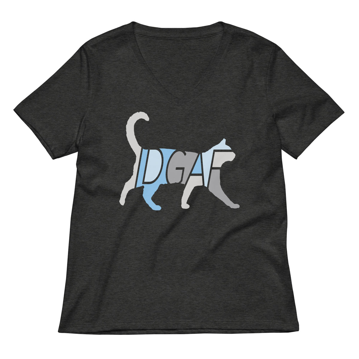 Idgaf Women S V Neck Tee V Neck T Shirt Premium Print