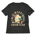 Tri Dimensional Chess Club Women S V Neck Tee V Neck T Shirt Gift Ready