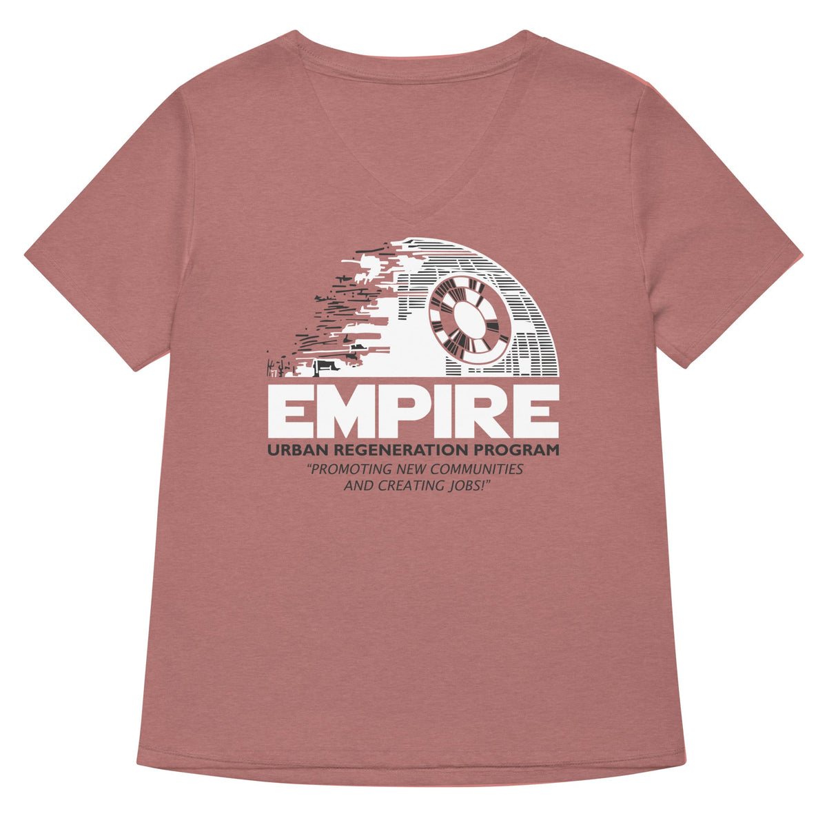 Empire Urban Regeneration Women S V Neck Tee V Neck T Shirt Minimal Style