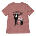 Schrodinger S Dog Women V Neck Tee V Neck T Shirt Premium Print