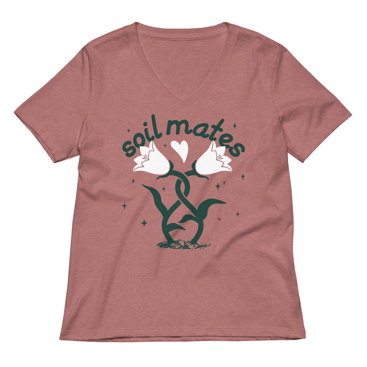 Soil Mates Women S V Neck Tee V Neck T Shirt Premium Print