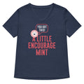 A Little Encourage Mint Women S V Neck Tee V Neck T Shirt Everyday Wear
