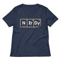 Nerdy Elements Women S V Neck Tee V Neck T Shirt Everyday Wear