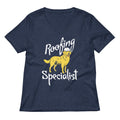 Roofing Specialist Women S V Neck Tee V Neck T Shirt Everyday Wear