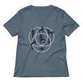 Human Horse Fish Venn Diagram Women S V Neck Tee V Neck T Shirt Gift Ready