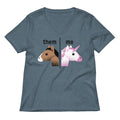 Them Me Women S V Neck Tee V Neck T Shirt Minimal Style