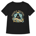 Chaotic Neutral Women S V Neck Tee V Neck T Shirt Gift Ready