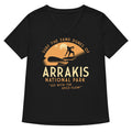 Arrakis National Park Women S V Neck Tee V Neck T Shirt Minimal Style
