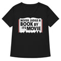 Never Judge A Book By Its Movie Women S V Neck Tee V Neck T Shirt Gift Ready