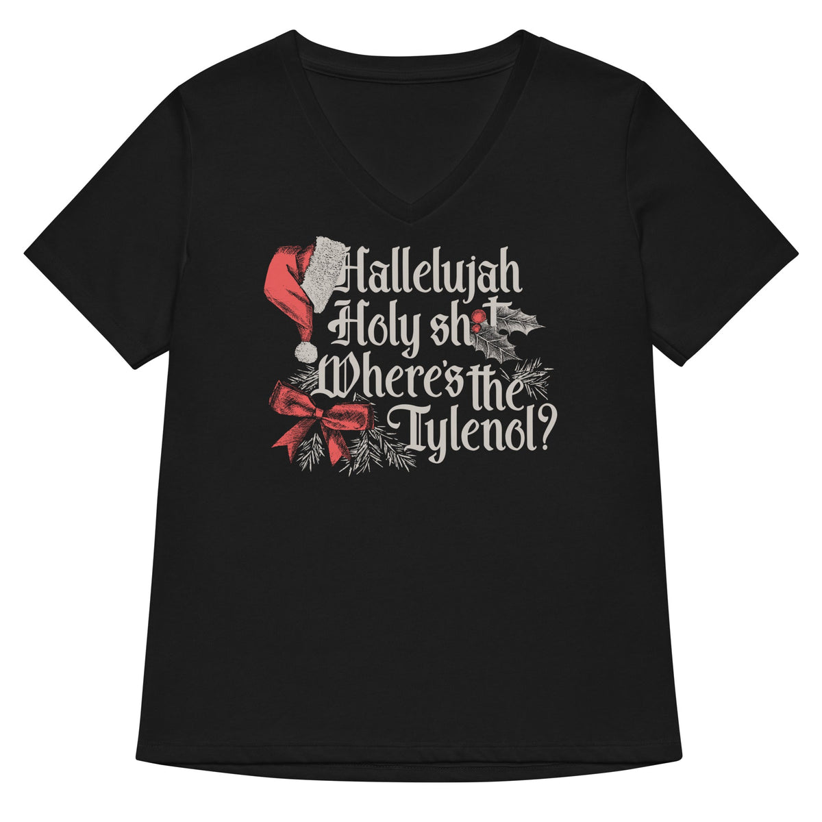 Where S The Tylenol Women V Neck Tee V Neck T Shirt Everyday Wear