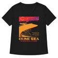 Dune Sea National Park Women S V Neck Tee V Neck T Shirt US Trend