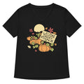 Welcome Great Pumpkin Women S V Neck Tee V Neck T Shirt Gift Ready