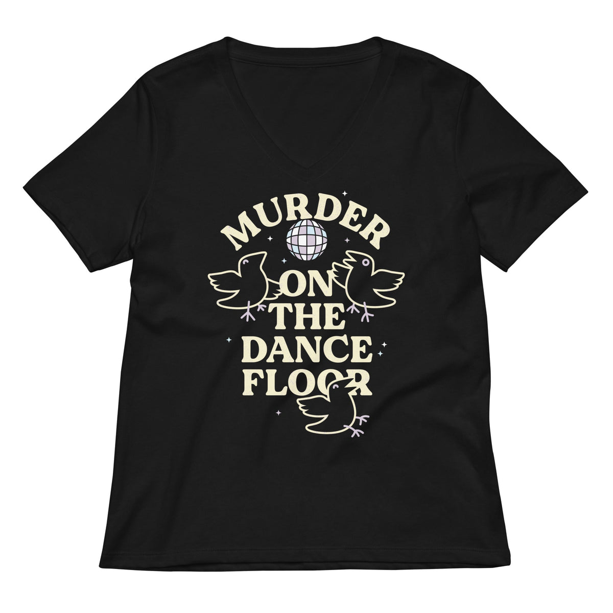 Murder On The Dance Floor Women S V Neck Tee V Neck T Shirt Premium Print