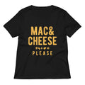 Mac And Cheese Please Women S V Neck Tee V Neck T Shirt Minimal Style