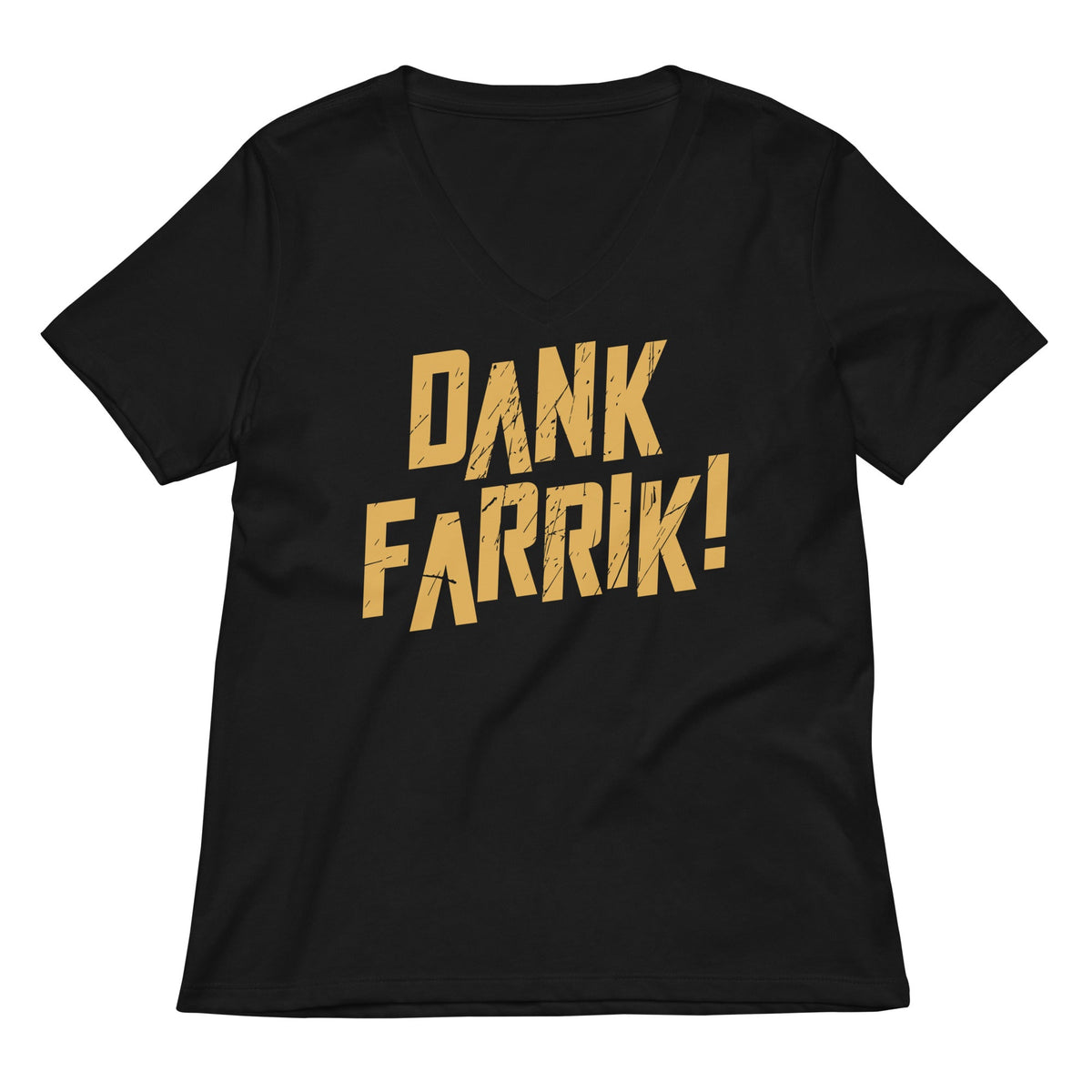 Dank Farrik Women S V Neck Tee V Neck T Shirt Minimal Style