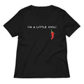 I M A Little Chili Women S V Neck Tee V Neck T Shirt US Trend