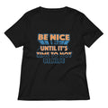 Be Nice Women S V Neck Tee V Neck T Shirt Premium Print