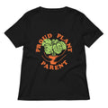 Proud Plant Parent Women S V Neck Tee V Neck T Shirt Premium Print